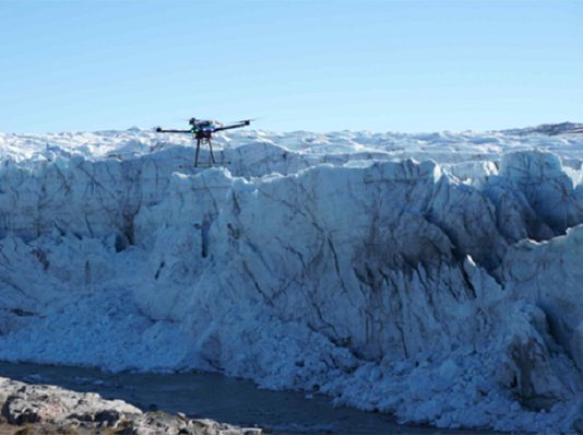 국산 드론으로 그린란드 빙하 녹는 현상 관측 성공