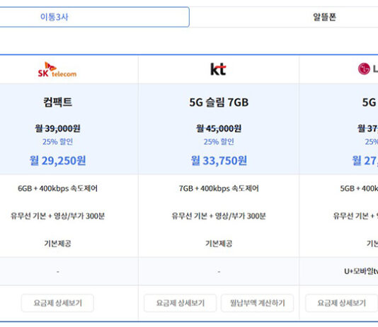 제각각 통신요금, 이곳에선 한 번에 비교 가능