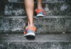근육 건강이 삶의 질을 좌우한다… 일상 속 실천법은? person wearing orange and gray Nike shoes walking on gray concrete stairs